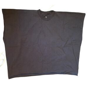 Yeezy Season 3 Black Oversized Boxy T Shirt Kanye West Minimalist